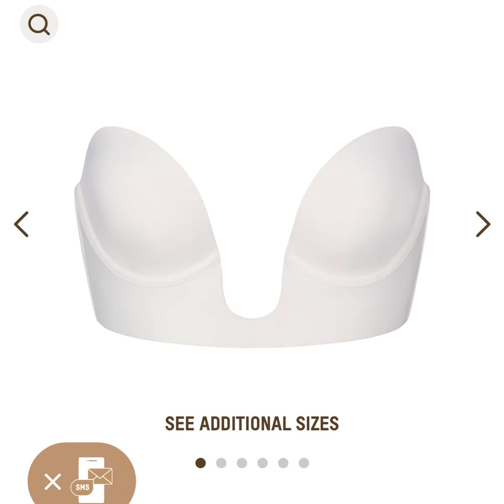 SKIMS Deep Plunge Shapewear Bra